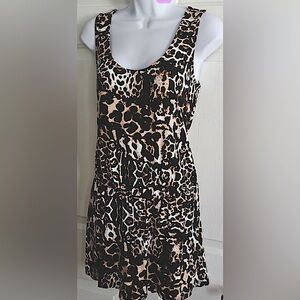 VENUS Animal Print Romper Black White & Browns